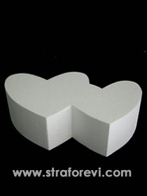 PST-27- Bileşik Tek Katlı Kalp Pasta Maketi