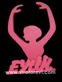 Strafor Balerin Maketi