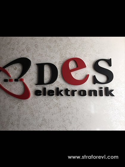 Strafor, Köpük Kesim Kabartma Logo