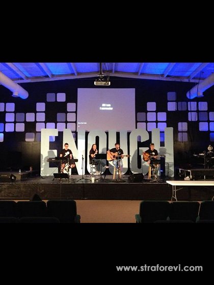 Konser Sahnesi Arkası Strafor Dekorlar