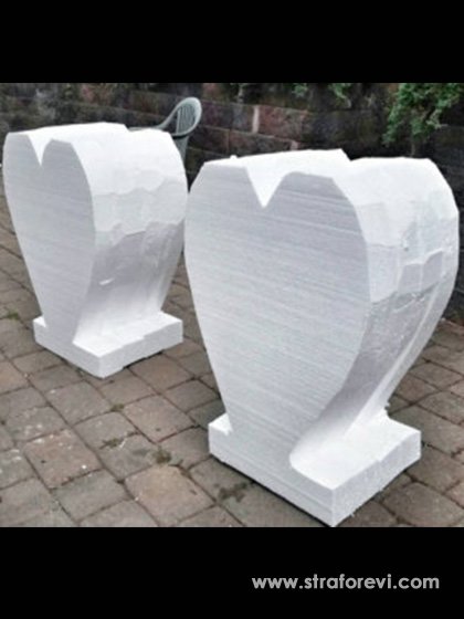 Strafor Kalp Dekorları